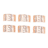 Max Semi-arch alloy decorative buckle pearl arch