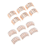 Max Semi-arch alloy decorative buckle pearl arch