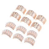 Max Semi-arch alloy decorative buckle pearl arch