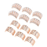 Max Semi-arch alloy decorative buckle pearl arch