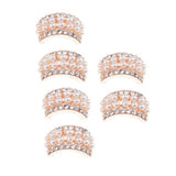 Max Semi-arch alloy decorative buckle rhinestone arch