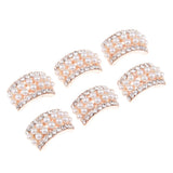 Max Semi-arch alloy decorative buckle rhinestone arch