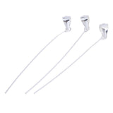 Maxbell 3pcs Pendant Clasp Buckle Connectors for Necklace DIY  silver