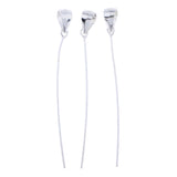 Maxbell 3pcs Pendant Clasp Buckle Connectors for Necklace DIY  silver