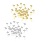 Max 50Pcs Metal Hollow Hair Clips Side Comb Antique Bride Hair Accessory Golden