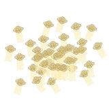 Max 50Pcs Metal Hollow Hair Clips Side Comb Antique Bride Hair Accessory Golden