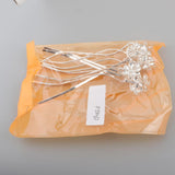 Max 10Pcs Antique Alloy Hair Pin Sticks Chinese Hair Clips DIY Hair Accs Silver