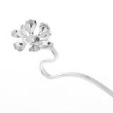 Max 10Pcs Antique Alloy Hair Pin Sticks Chinese Hair Clips DIY Hair Accs Silver