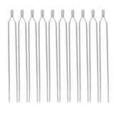 Max 10Pcs Antique Alloy Hair Pin Sticks Chinese Hair Clips Bridal Wedding Silver