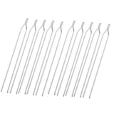 Max 10Pcs Antique Alloy Hair Pin Sticks Chinese Hair Clips Bridal Wedding Silver