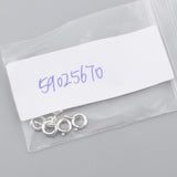 Max 5pcs Spring Rings Clasps Jewelry Making Connectors Clasps 5mm Silver