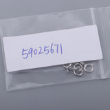 Max 5pcs Spring Rings Clasps Jewelry Making Connectors Clasps 5mm Platinum