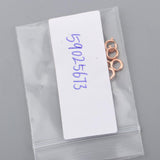 Max 5pcs Spring Rings Clasps Jewelry Making Connectors Clasps 5mm Rose Gold