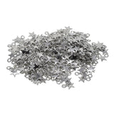 Maxbell 300 pcs Silver Small Star Charms Jewelry DIY Making