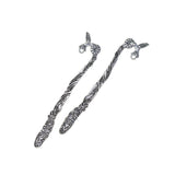 Max 10 Pieces Retro Style Beading Flat Bookmarks With Loop Jewelry Silver