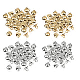 Maxbell 200pCS Plastic Half Round Shape Bell Beads Cap w/ Loop Findings 8mm White K