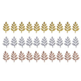 Maxbell 30Pcs Assorted Color Leaf Branches Charms Pendants Jewelry Making Findings