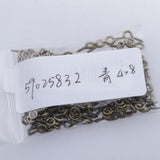Max 200set Iron Screw Eye Pins Hook Bail Peg Pendants Charms Connectors 4x8mm