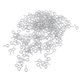 Max 200set Iron Screw Eye Pins Hook Bail Peg Pendants Charms Connectors 4x8mm 1