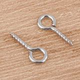 Max 200set Iron Screw Eye Pins Hook Bail Peg Pendants Charms Connectors 5x12mm 1