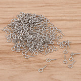 Max 200set Iron Screw Eye Pins Hook Bail Peg Pendants Charms Connectors 5x12mm 1
