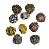 Maxbell 10 Piece Metal Lion Head Connector Charm Beads DIY Bracelet Necklace Jewelry