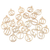 Maxbell 25x Wood Numbers in Lantern Shapes Wooden Hanging Ornaments Pieces for Wedding Centerpiece, DIY Wood Arts Project, Table Scatters, Country Style Decor