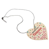 Maxbell 5 Unfinished Heart Love Wooden Cutouts Charms Scrapbooking Craft Gift Tags