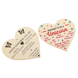 Maxbell 5 Unfinished Heart Love Wooden Cutouts Charms Scrapbooking Craft Gift Tags