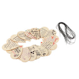 Maxbell 5 Unfinished Heart Love Wooden Cutouts Charms Scrapbooking Craft Gift Tags