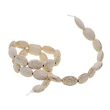 Maxbell 14x10mm Smoothly oval Loose cobblestone beads strand