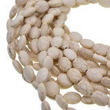 Maxbell 14x10mm Smoothly oval Loose cobblestone beads strand