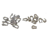 Maxbell 10pcs copper pinch Bails pendants charms clamp clip Jewelry DIY 18x10x10mm