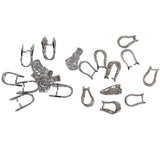 Maxbell 10pcs copper pinch Bails pendants charms clamp clip Jewelry DIY 18x10x10mm