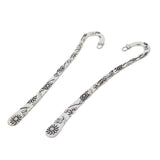 Maxbell 10 Pieces Vintage Beading Flat Bookmarks With Loop DIY Making Jewelry Craft