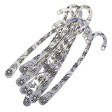 Maxbell 10 Pieces Vintage Beading Flat Bookmarks With Loop DIY Making Jewelry Craft