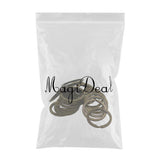 Maxbell Various Split Key Rings Keys Chain Bag Charms Clasp flat round circle clip 6