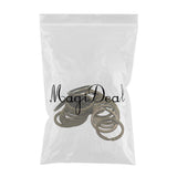 Maxbell Various Split Key Rings Keys Chain Bag Charms Clasp flat round circle clip 8