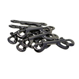 Maxbell 1 Pack Double End Gate Snap Hook Key Holder Alloy Clip Keychain  10 pieces