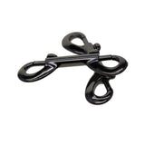 Maxbell 1 Pack Double End Gate Snap Hook Key Holder Alloy Clip Keychain  10 pieces