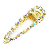 Max Sparkly Rhinestone Hair Clips Hairpins Barrettes Crystal Alligator Clips