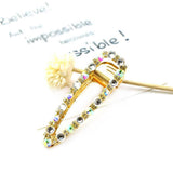 Max Sparkly Rhinestone Hair Clips Hairpins Barrettes Crystal Alligator Clips
