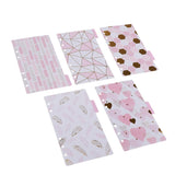 Max Gold Stamping Index Dividers Tabbed Paper Insert Planner Divider for A6 C