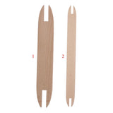 Max Beechwood weaving knitting shuttle stick needle shuttle DIY craft 15.3x2.5cm