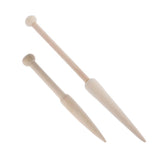 Max wooden weaving knitting shuttle stick needle shuttle DIY tool 165mm 7cm