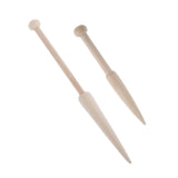 Max wooden weaving knitting shuttle stick needle shuttle DIY tool 165mm 7cm