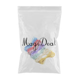 Maxbell 2mm Colorful Elastic Hairband Ponytail Holder DIY Hair Ties Materials 35m