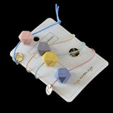 Maxbell 2mm Colorful Elastic Hairband Ponytail Holder DIY Hair Ties Materials 35m