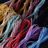Maxbell 2mm Colorful Elastic Hairband Ponytail Holder DIY Hair Ties Materials 35m