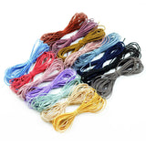Maxbell 2mm Colorful Elastic Hairband Ponytail Holder DIY Hair Ties Materials 35m